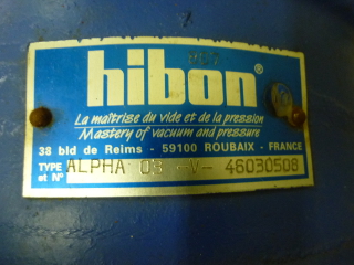 Hibon-Pompe à vide-Plaque-Signalétique-01